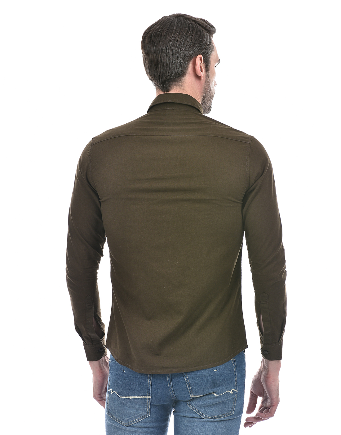 Numero Uno Men Solid Brown Shirt